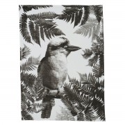 Bonnie and Neil | Tea Towel | Kooka Fern Black | Linen